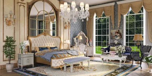 Ricoco style bedroom