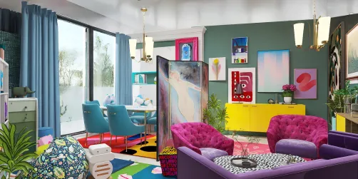 One colorful space
