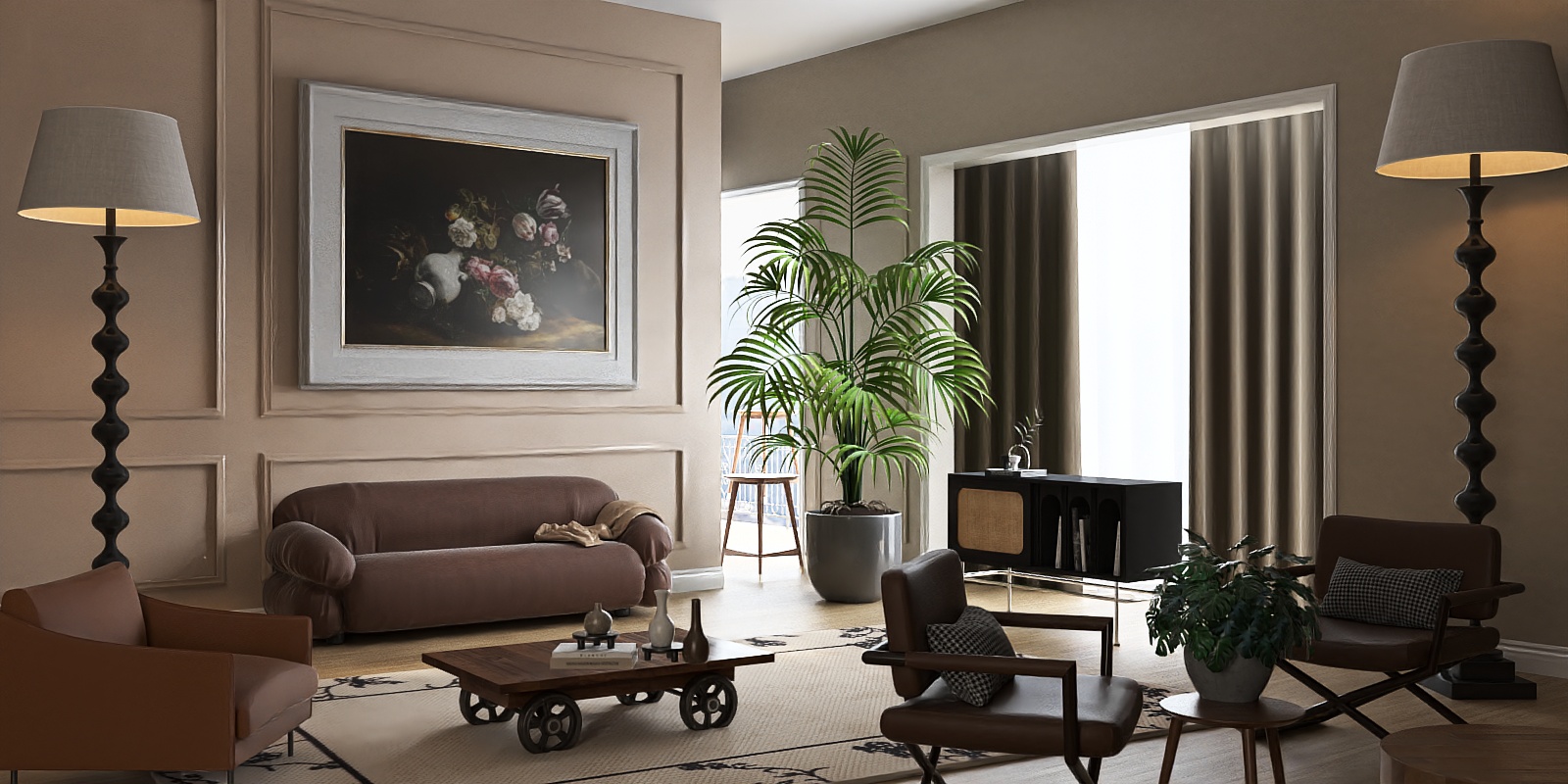 Retro Foyer & Balcony Room #5