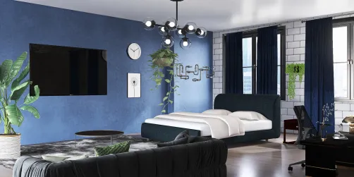 Blue teen room