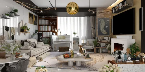 Gold Touch Livingroom ✨ ⬜