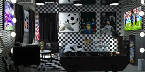 football game room! 