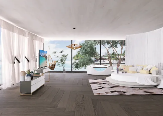 Miami beach house Design Rendering