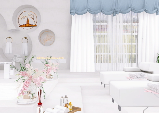Luxury White Spa 🌸 Design Rendering