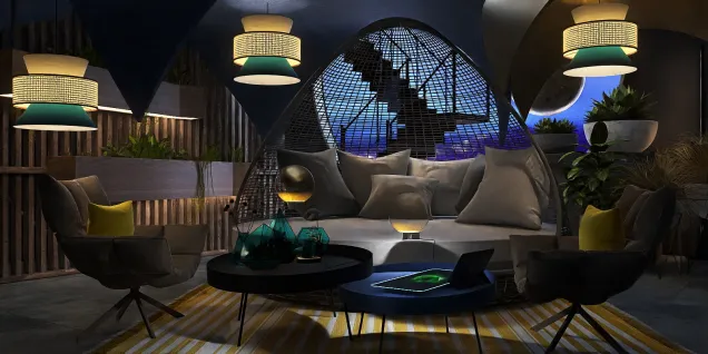 Futuristic lounge 