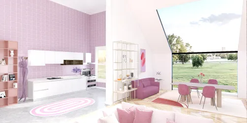 Purple & Pink Multifunctional Room