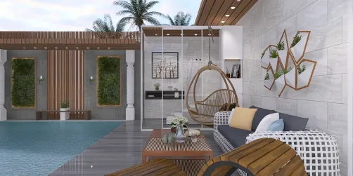 Backyard Pool House