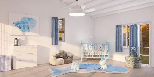Blue ‘Aesthetic’ room