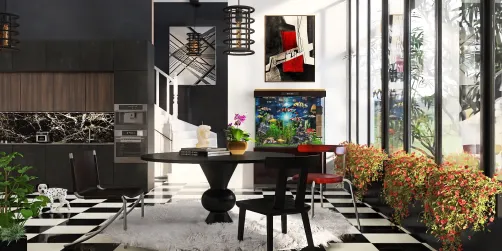 B & W Kitchen 