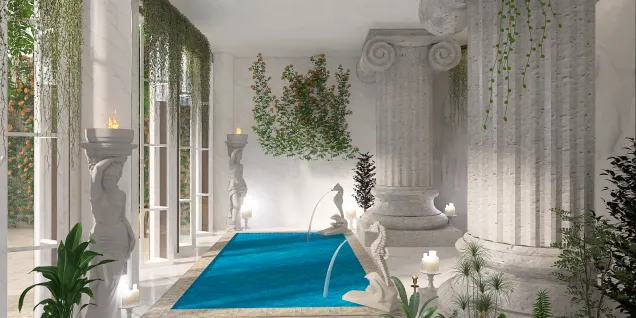 Faux Roman Bath House ☺️