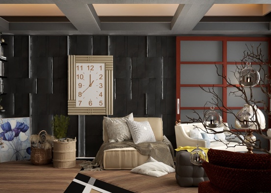 March Group Challenge B: #2 Indoors: The Gray Room Design Rendering