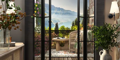 ✨Relaxing reading spot for Mom✨🥰💚🩵💛🏞️📚☕️
