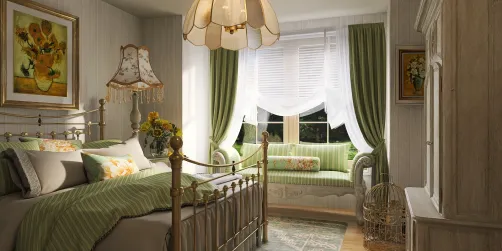 Vintage bedroom