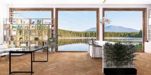 Virgin river themed glass room