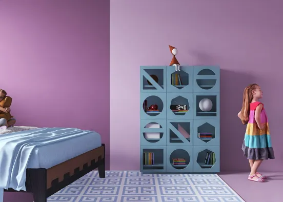 (Another) Kids Bedroom Design Rendering