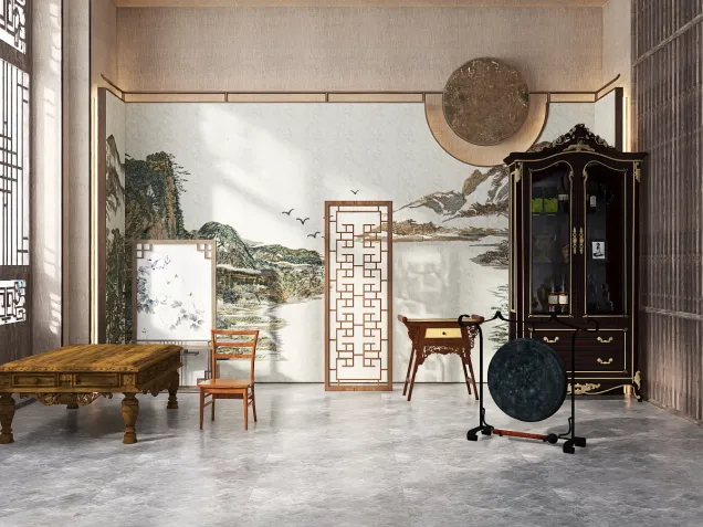 Traditional Chinese interior 2