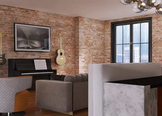 Nashville apartment  Design Rendering