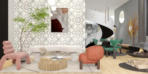 Italian minimalist room