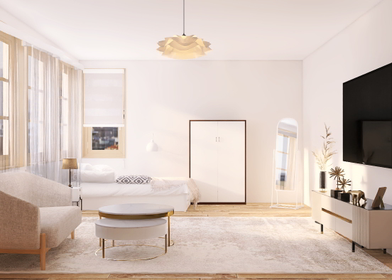 One room apartment 👸🏽 Design Rendering