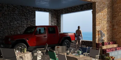 back porch connected to carport