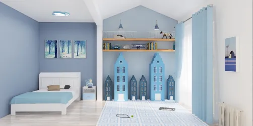 A regular blue room 🔵