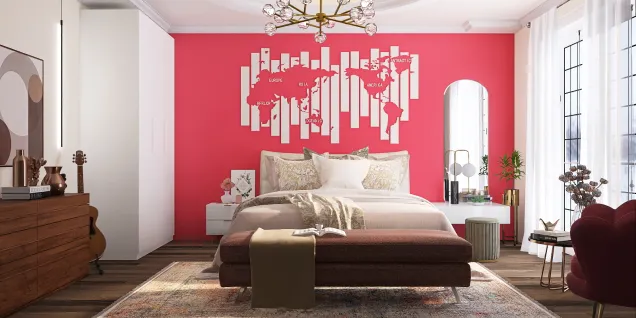 Pinky Elegant Bedroom 