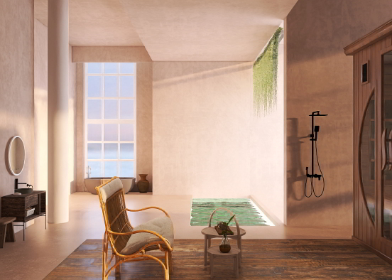 Home spa Design Rendering