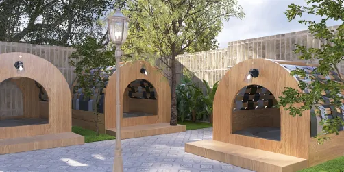 Homeless shelter pods