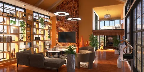 mooie woonkamer gewaagde style