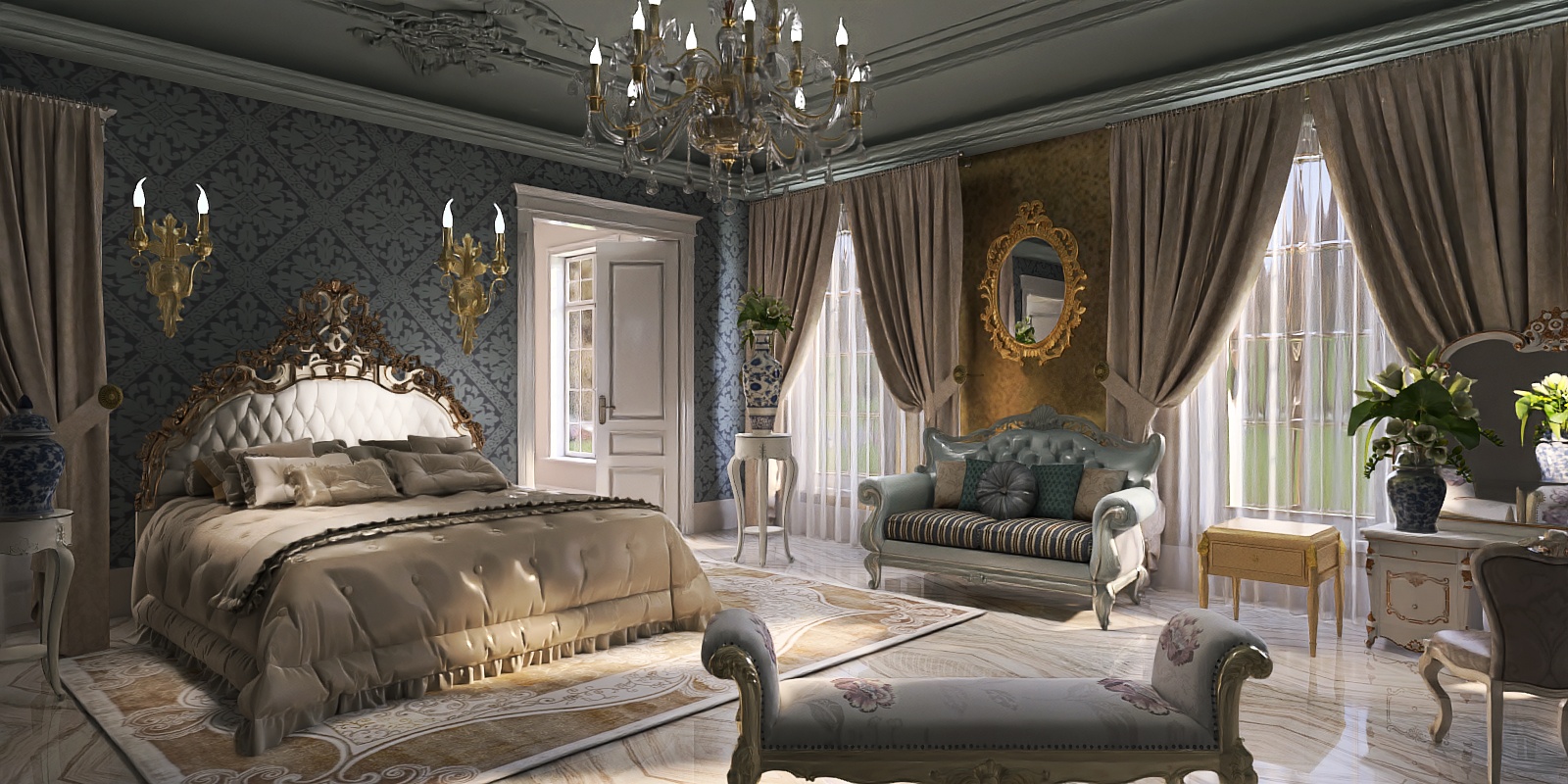 Rococo Bedroom