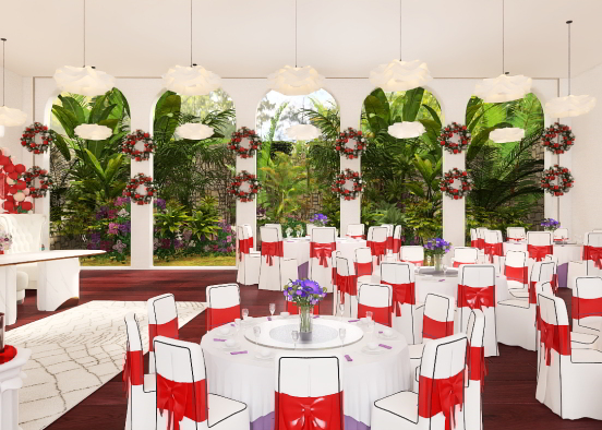 Wedding venue Design Rendering