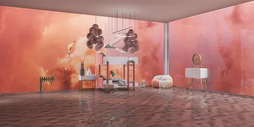 Chambre fille jumelle 