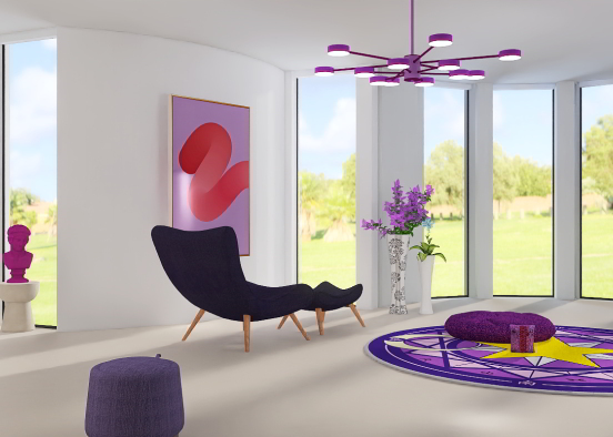 Purple purple Design Rendering
