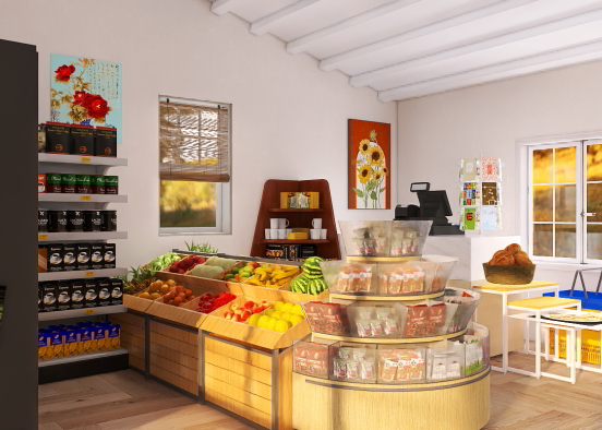 Small town Market Design Rendering