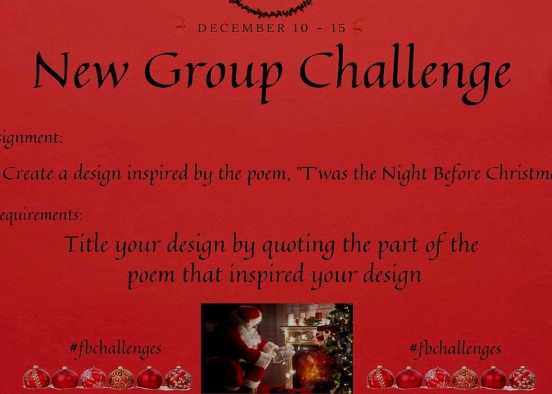Christmas Challenge  Design Rendering