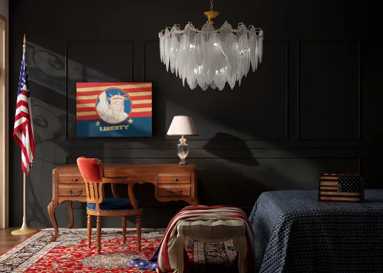# American dream  Renderização de Design
