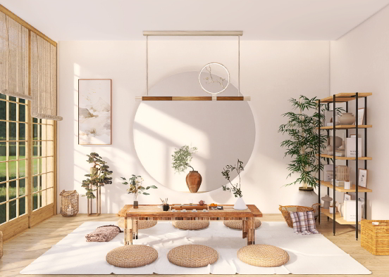 Zen Room Design Rendering