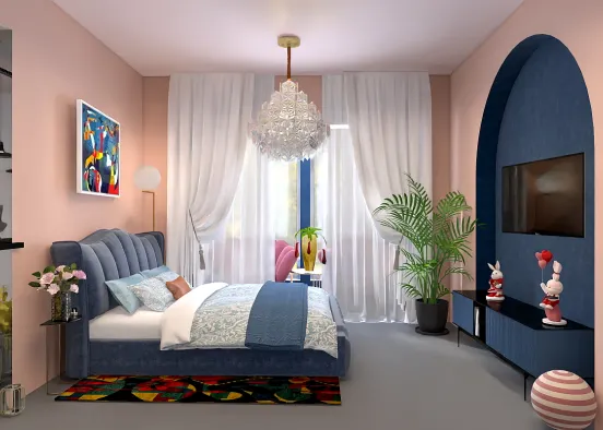 # Bedroom 💗 Renderização de Design