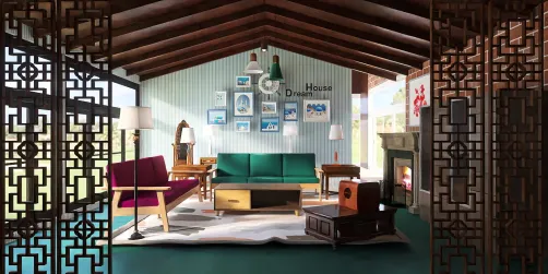 1950s living room