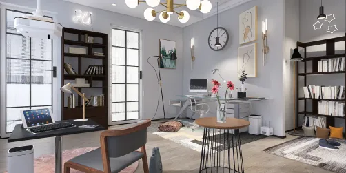 Trying another office layout 