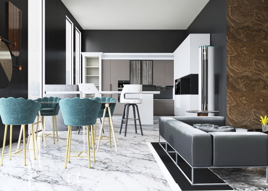 luxury apartment  Design Rendering