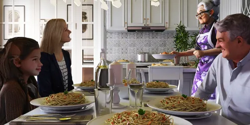 P=Pasta...alla mia mamma...
