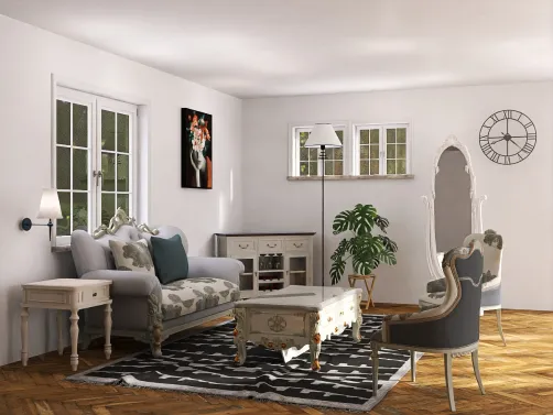 Retro Country Living Room