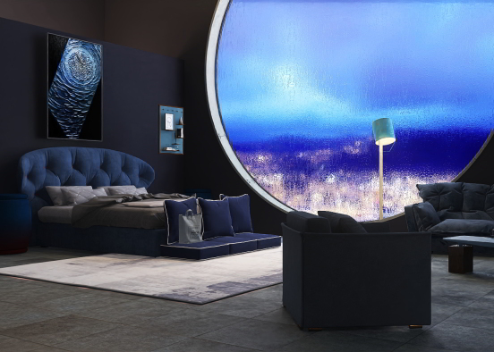 Blue Bedroom 💙 Design Rendering