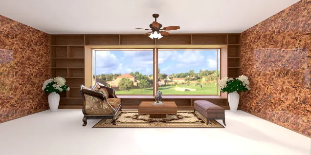 Living room interior design by Ambar Ahmad