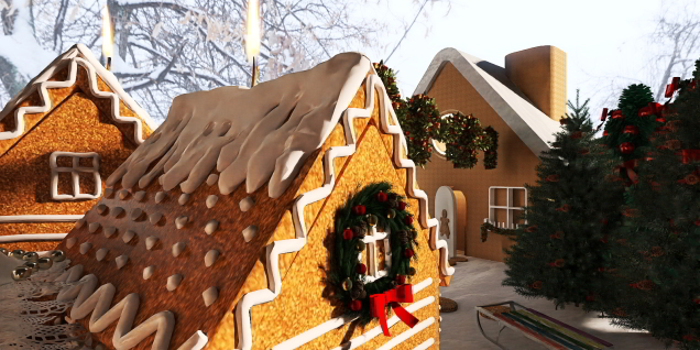 Gingerbread houses
