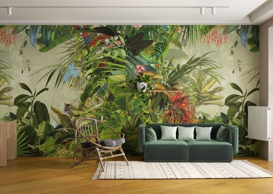jungle room Design Rendering