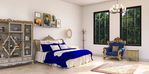 Medieval royal bedroom