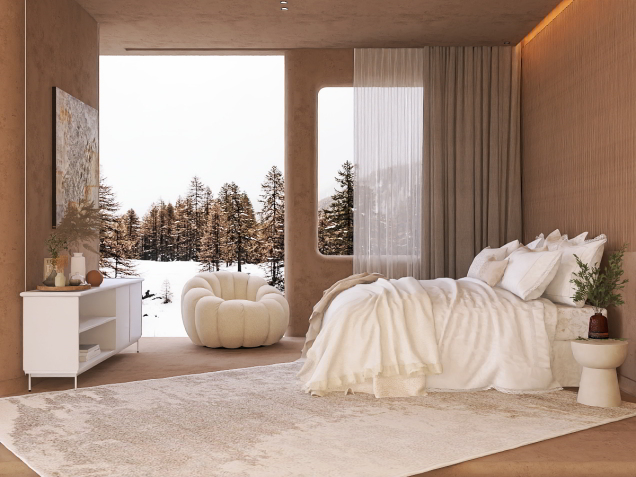 Cozy Winter Badroom