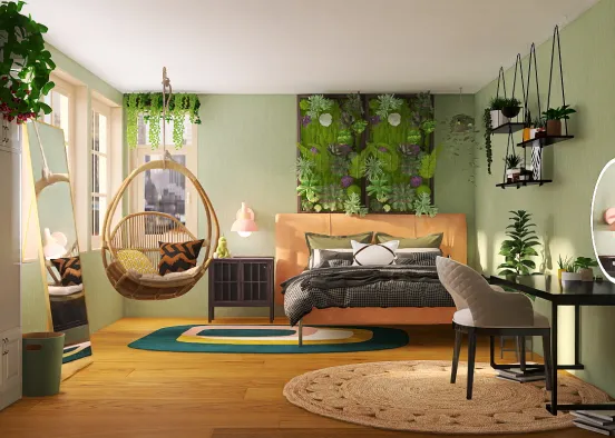 Teen bedroom inspo Design Rendering